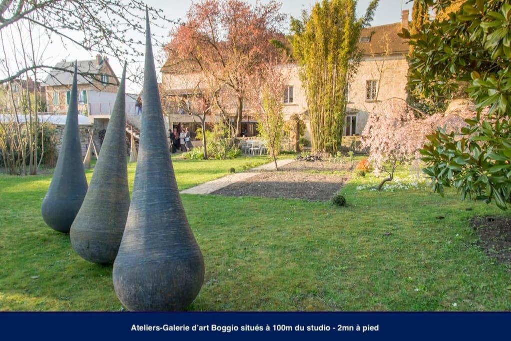 Amman Studio Avec Terrasse Au Coeur Du Village Impressionniste Auvers-sur-Oise Exteriér fotografie